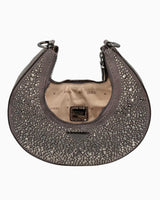 Guess Lua Taşlı Omuz Çantası Pewter