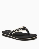 Tommy Hilfiger Webbing Pool Slide Kadın Parmak Arası Terlik Black