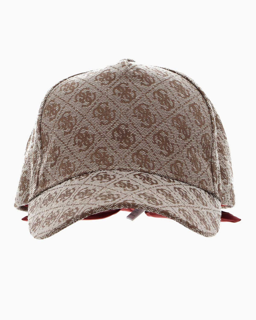 Guess Monogram Baseball Şapka Rust