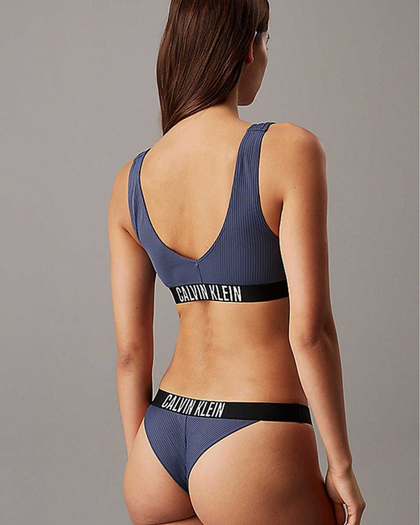 Calvin Klein Intense Power Brazilian Bikini Altı Grisaille