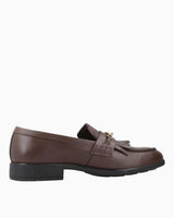 Tommy Hilfiger Emerald Zincir Püsküllü Kadın Loafer Legacy Brown