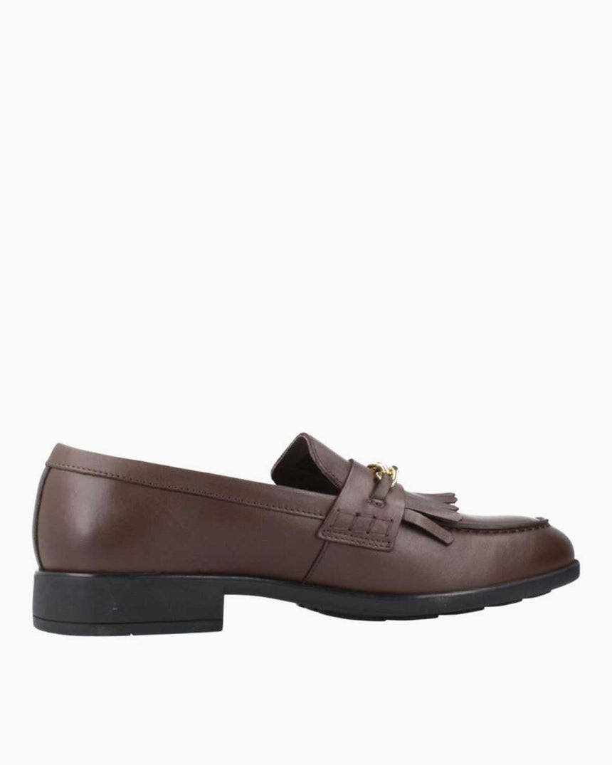 Tommy Hilfiger Emerald Zincir Püsküllü Kadın Loafer Legacy Brown