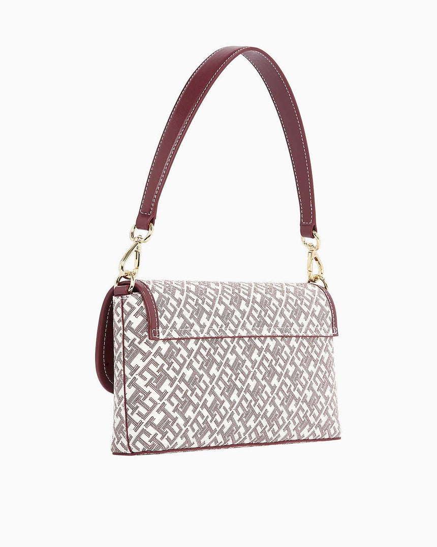 Tommy Hilfiger Monoplay Flap Çapraz Askılı Çanta Oxblood