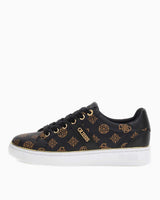 Guess Britz Kadın Logolu Sneaker Black Brown