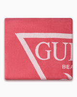 Guess Jacq Palm Triangle Plaj Havlusu Candy Neon Pink