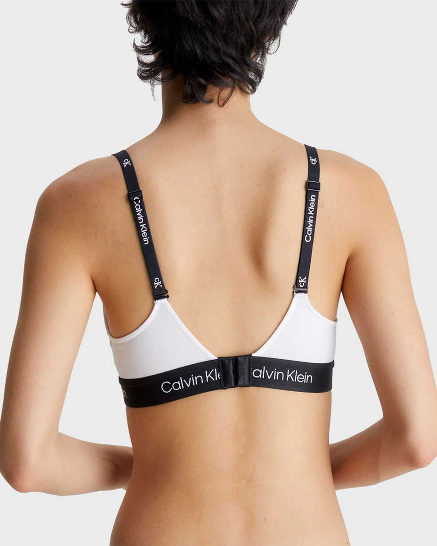 Calvin Klein Lghtly Lined Bralette White