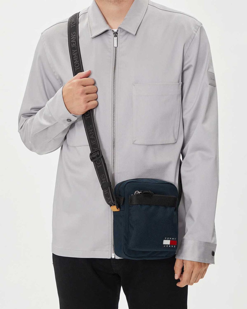 Tommy Hilfiger Essential Daily Reporter Çapraz Askılı Çanta Dark Night Navy