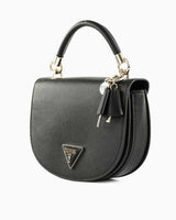 Guess Saddle Mini Aksesuarlı El Çantası Black