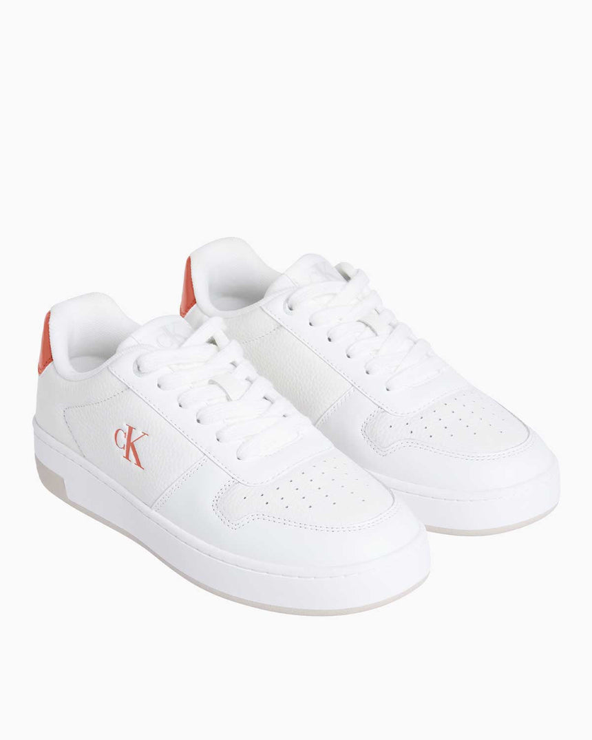 Calvin Klein Basket Cupsole Low Top Sneaker Bright White/Aragon