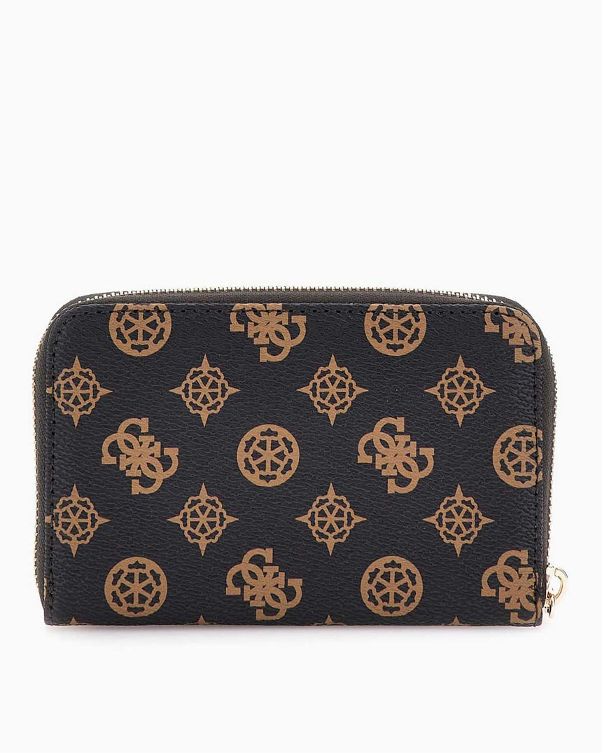 Guess Laurel Medium Logolu Cüzdan Mocha Logo