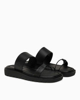 Calvin Klein Zadar Halat Detaylı Yumuşak Kadın Sandalet CK Black