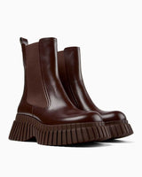 Camper Bcn Rugan Yarım Bot Koyu Kahverengi