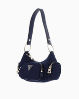 Guess Eco GEmma Mini Omuz Çantası Navy