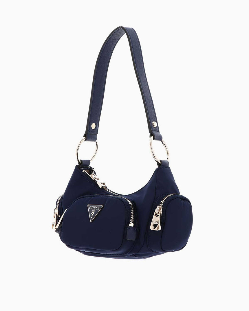 Guess Eco GEmma Mini Omuz Çantası Navy