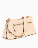 Guess Betula Zincir Detaylı Parlak Omuz Çantası Apricot