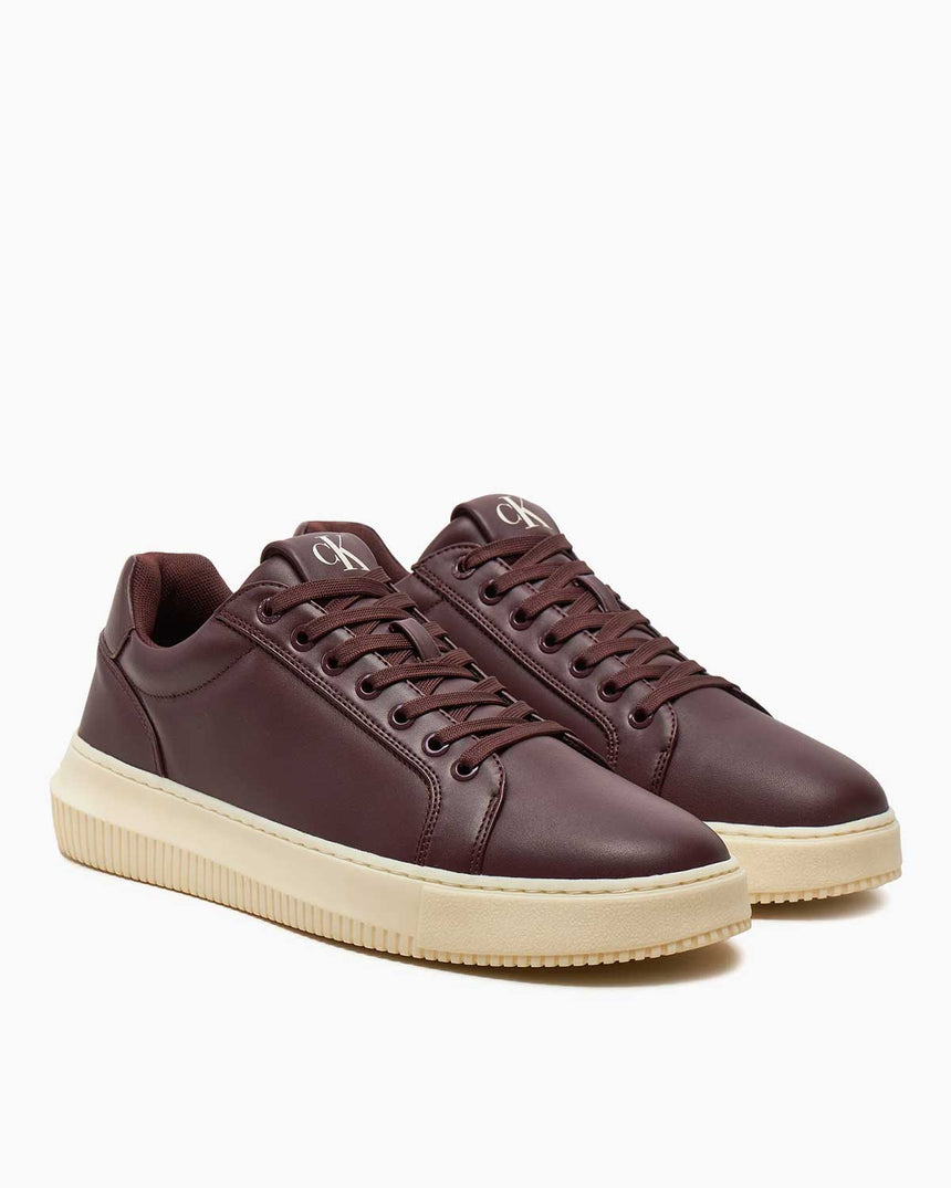 Calvin Klein Jeans Chunky Cupsole Clean Low Top Sneaker Bitter Chocolate/Creamy White