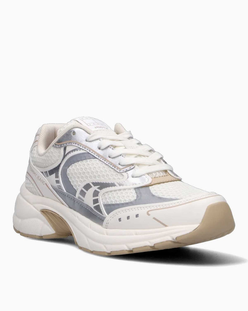 Tommy Hilfiger Arşiv 25 Kadın Sneaker Ivory/Gentle Gold