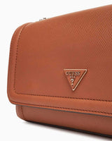 Guess Bramina Kapaklı Kadın Omuz Çantası Light Cognac