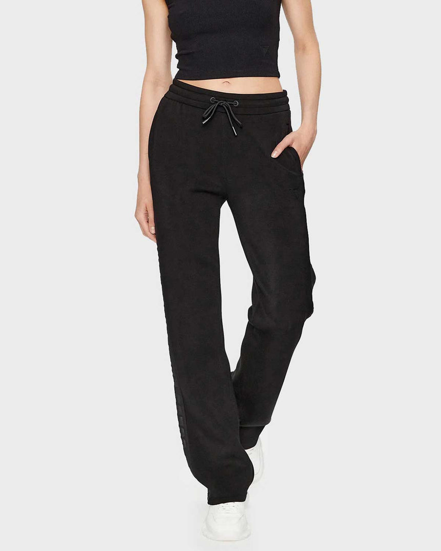 Guess Brenda Regular Fit Cepli Scuba Jogger Eşofman Altı Jet Black A996