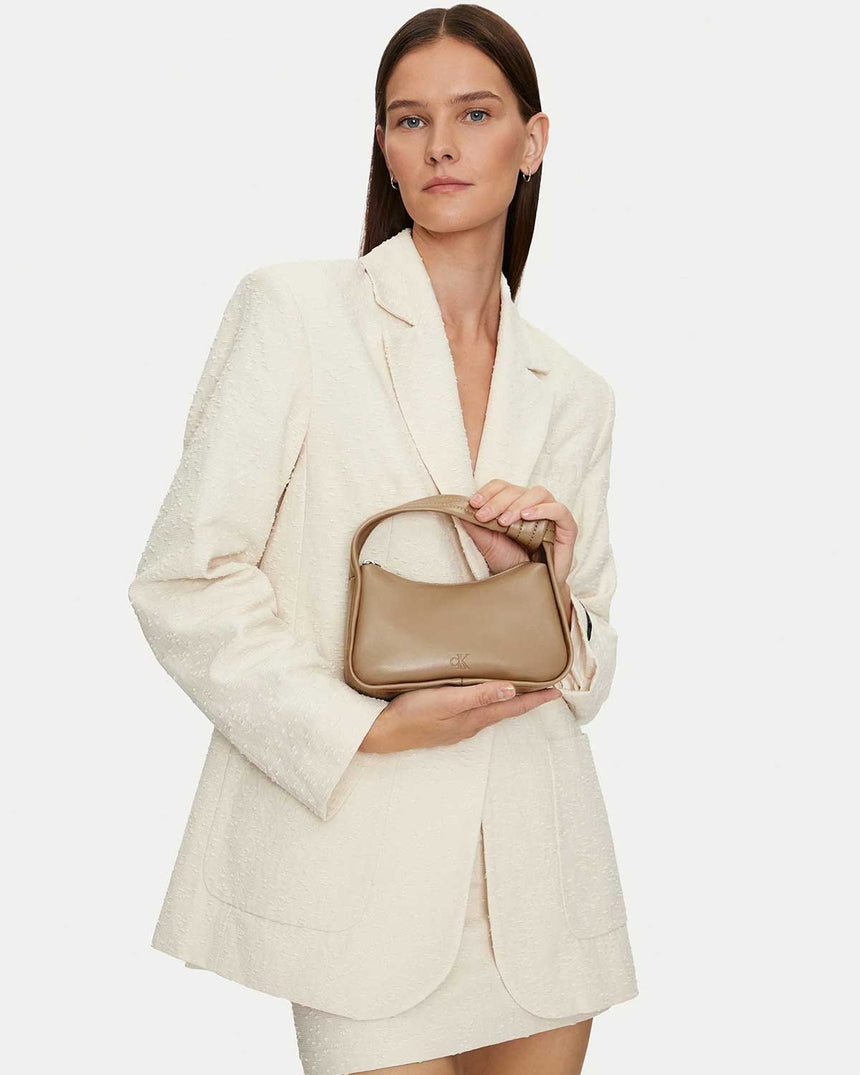 Calvin Klein Knoted Mini El Çantası Grey