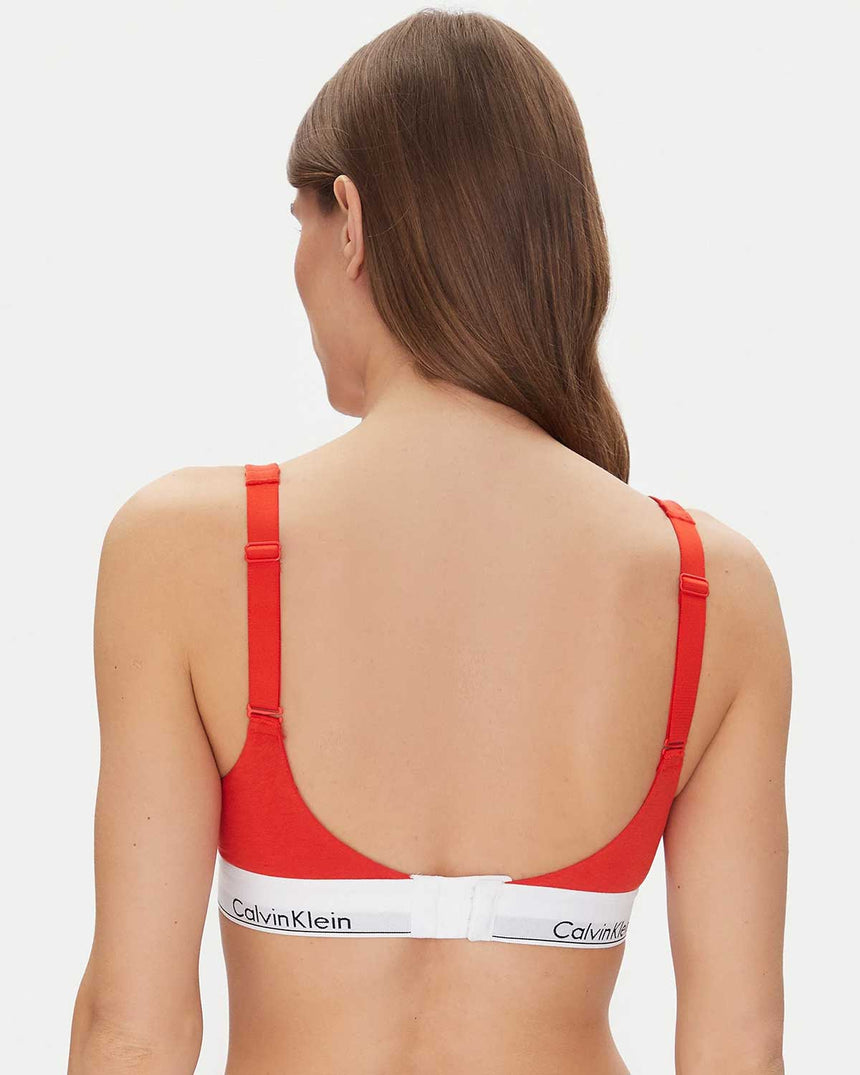 Calvin Klein Icon Cotton Modal Lift Bralette Molten