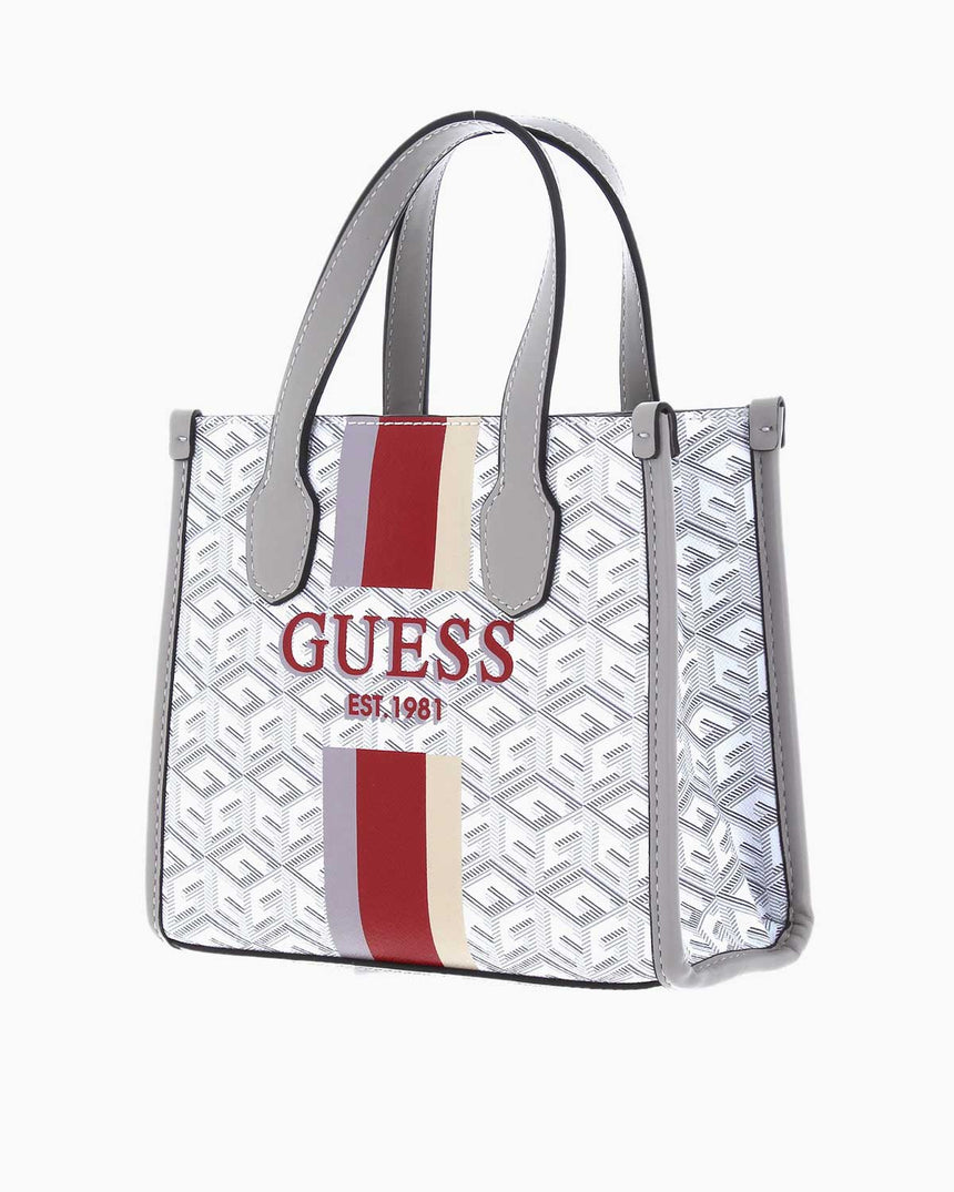Guess Silvana Compartment Monogram Mini El Çantası