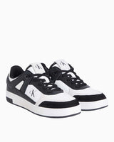 Calvin Klein Basket Cupsole Lace Up Sneaker Bright White/Black
