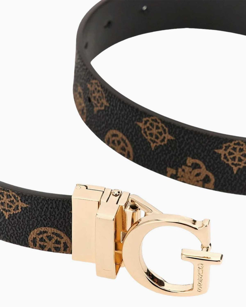 Guess Reversible Belts Kemer Mocha Logo
