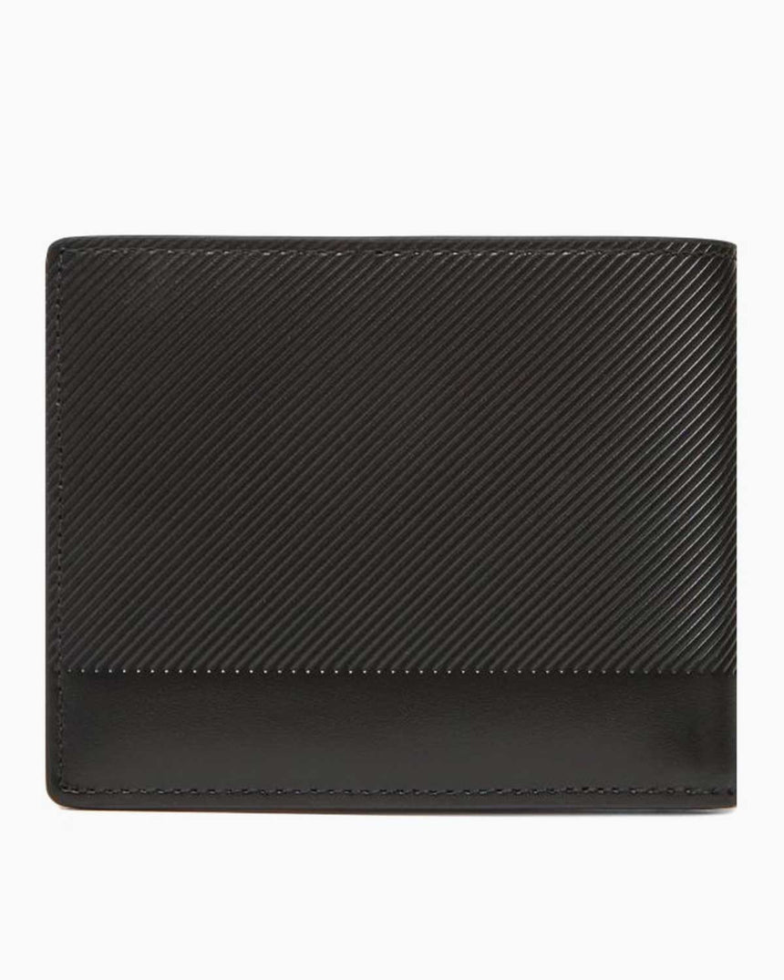 Tommy Hilfiger Foundation Mini Kartlık Detaylı Katlanabilir Erkek Cüzdan Black