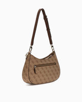 Guess Anadela Noelle II Kadın Omuz Çantası Latte Logo / Brown