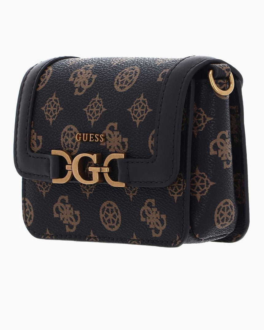 Guess Micro Mini Çapraz Askılı Çanta Mocha Logo