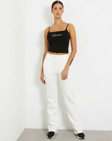 Guess Signature Ön LogoLu Atlet Jet Black A996