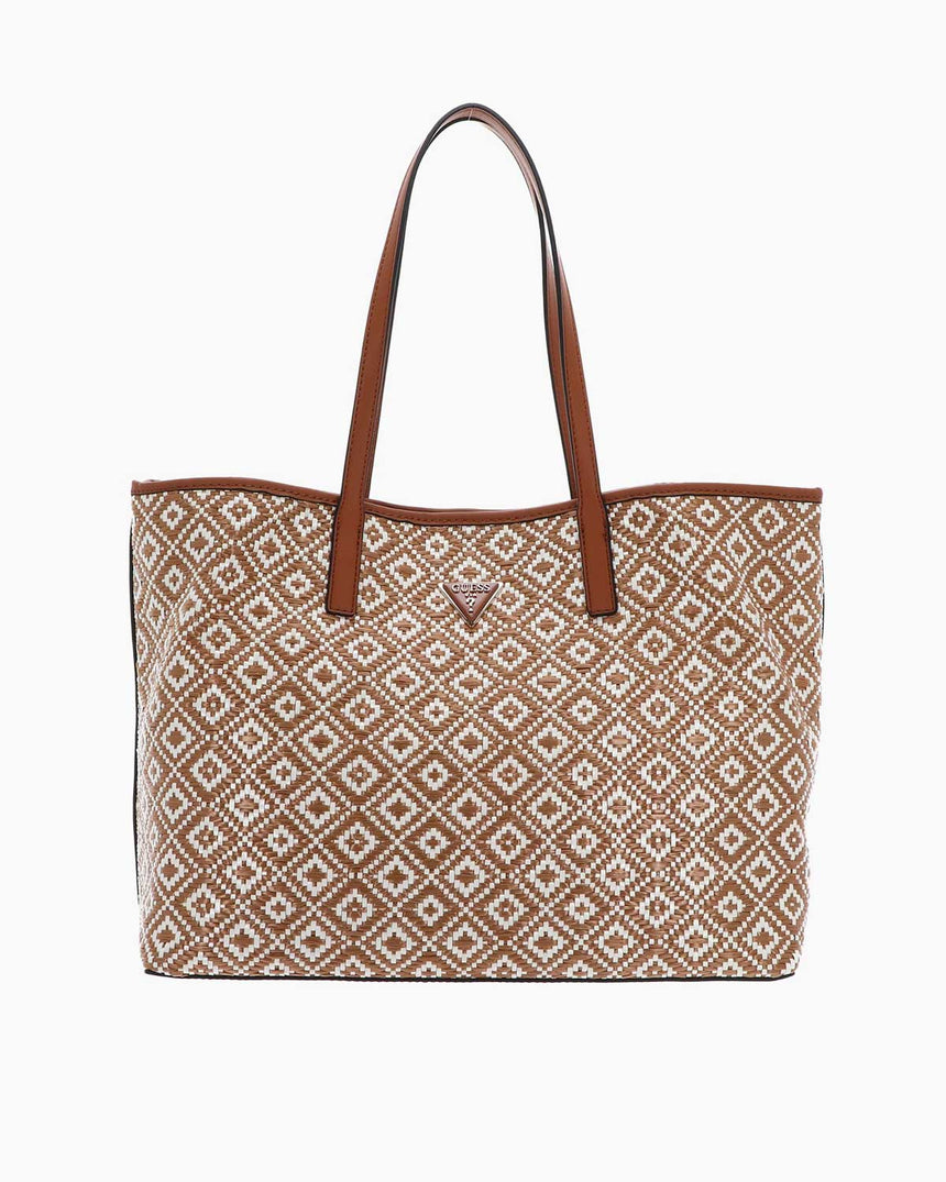 Guess Vikky Large Toto Omuz Çantası Cognac