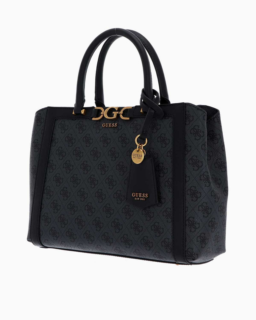 Guess Triple Logolu El Çantası Coal Logo