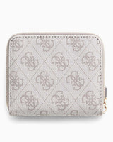 Guess Access Laurel II Küçük Boy Fermuarlı Kadın Cüzdan Dark Oak