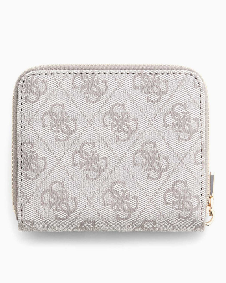Guess Access Laurel II Küçük Boy Fermuarlı Kadın Cüzdan Dark Oak