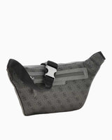 Guess Milano Monogram Baskılı Bel Çantası Gunmetal