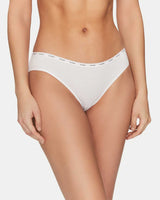 Guess 3Pack Basic Brief Logolu Külot Pure White