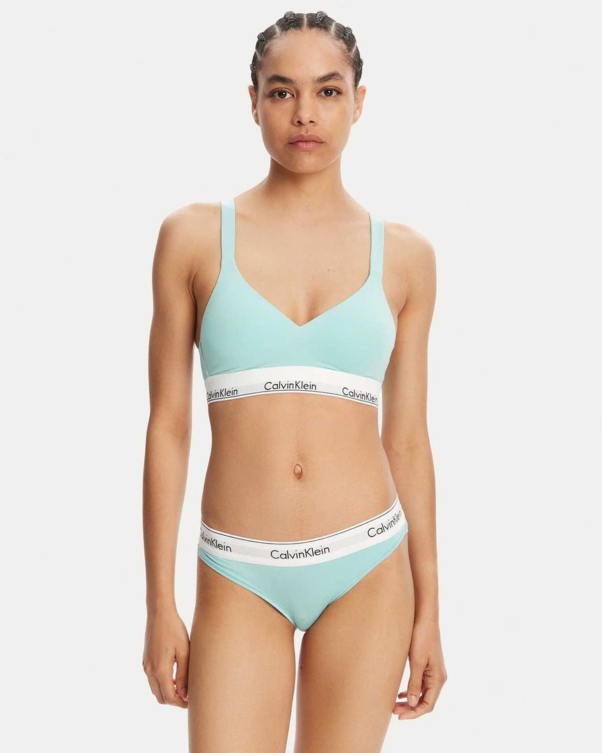 Calvin Klein Icon Cotton Modal Lift Bralette Beau Blue