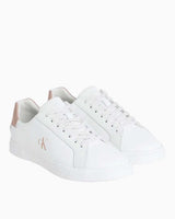 Calvin Klein Katty Deri Kadın Sneaker Lily White/Tuscany