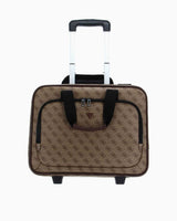 Guess Napoli Trolly Pilot Çantası Beige / Brown