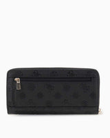 Guess Gerty Slg Large Zip Around Cüzdan Black