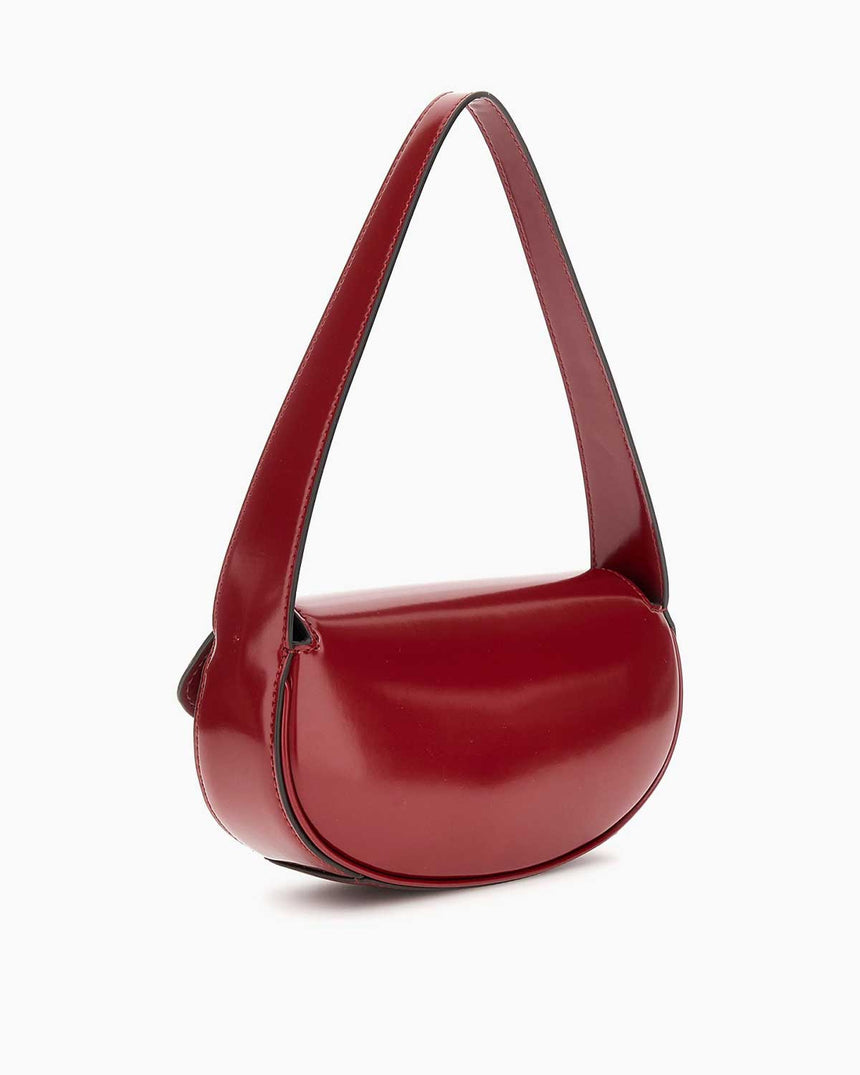 Guess Arnela Flap Kapaklı Rugan Omuz Çantası Red