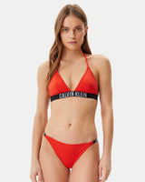 Calvin Klein Triangle Bikini Üstü Flaming Chili
