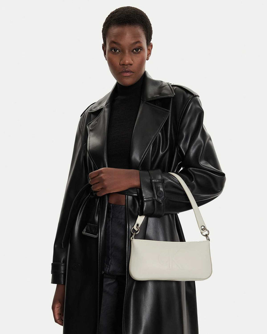 Calvin Klein Sculpted Shoulder Pouch Omuz Çantası Birch