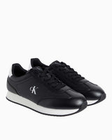 Calvin Klein Runner Lace Up Sneaker Black/Bright White