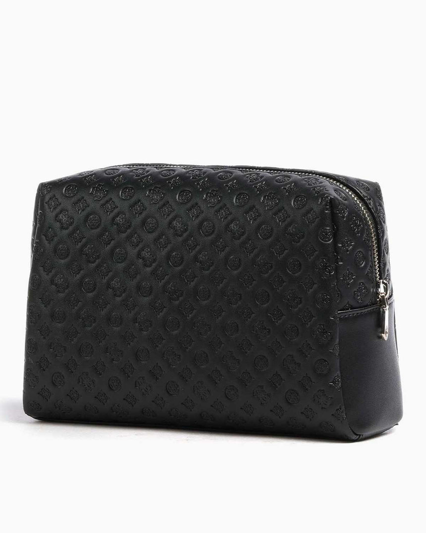 Guess Large Top Zip Portföy Çantası Black