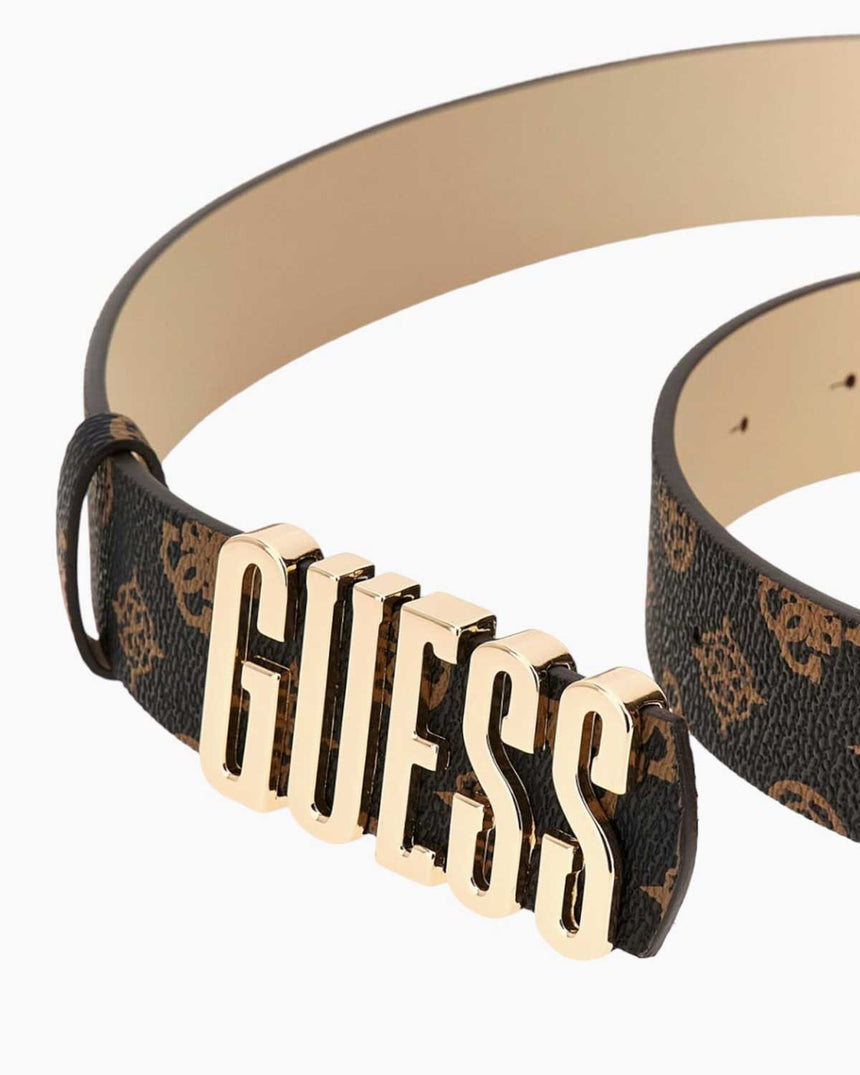 Guess Eveluna Monogram Kemer Mocha Logo