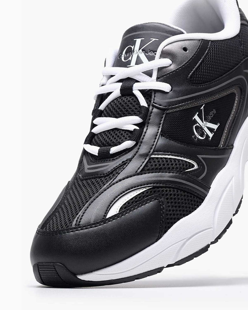 Calvin Klein Jeans Retro Tennis Mesh Sneaker Black/Bright White