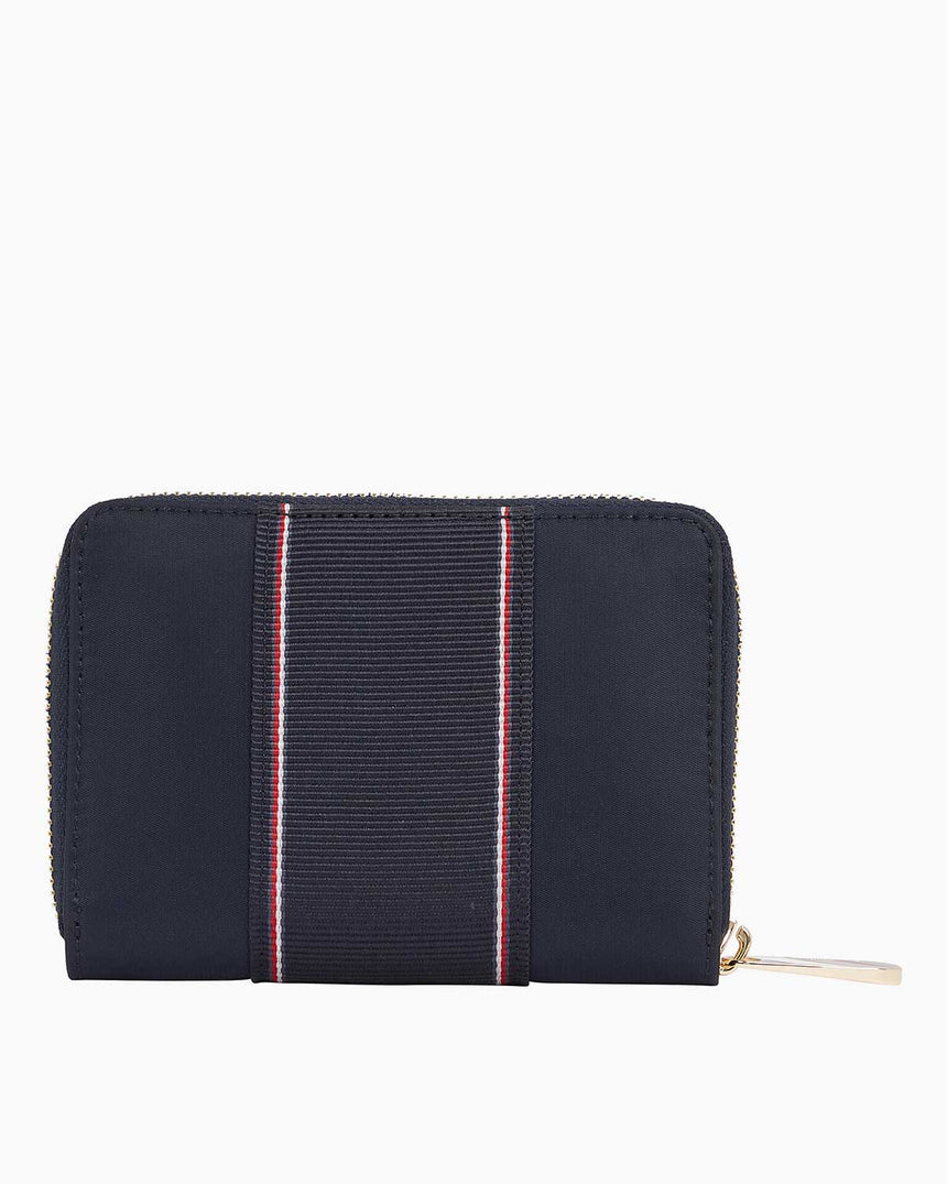 Tommy Hilfiger Poppy Medium Zip Around Wallet Cüzdan Space Blue Corp